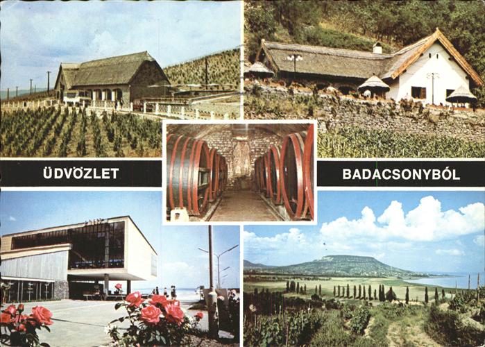 Badacsony Gasthaus Weinfass Restaurant Panorama Plattensee
