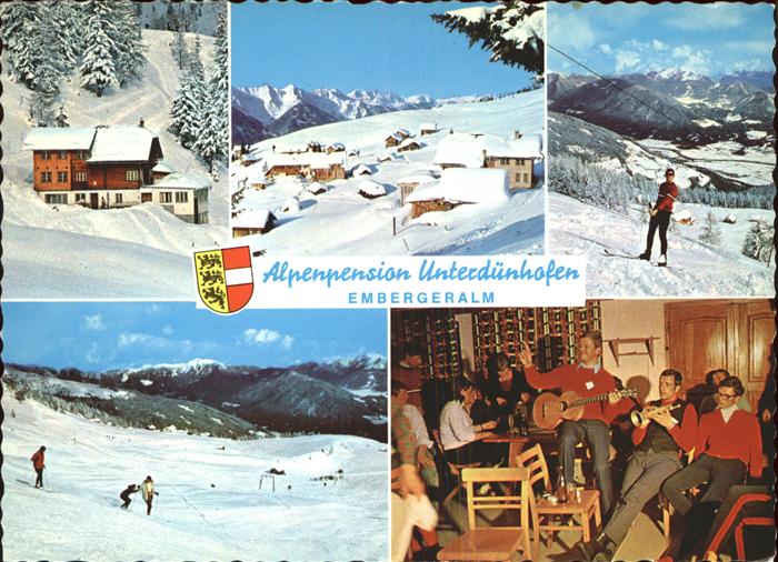 Greifenburg Alpenpension Unterduenhofen Embergeralm Wintersportplatz Skipiste Hu