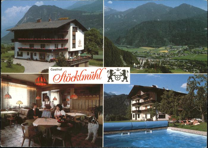 Oberdrauburg Kaernten Gasthof Stoeckmuehl Schwimmbad