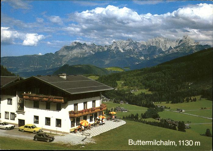 St Martin Tennengebirge Gasthof Pension Buttermilchalm Gosaukamm Bischofsmuetze