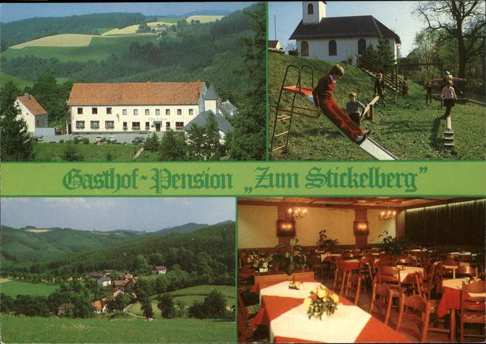 Stickelberg Hollenthon Gasthof Pension Bucklige Welt Kinderspielplatz