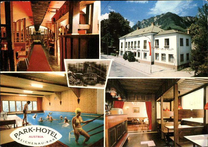 Reichenau Rax Park Hotel Hallenschwimmbad Raxseilbahn