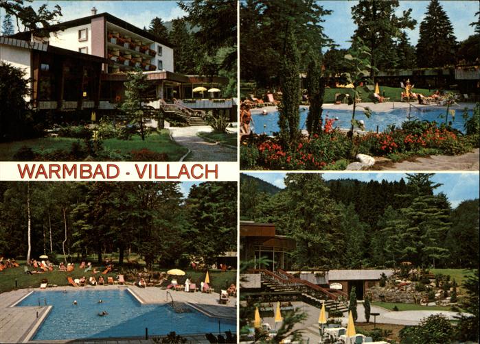 Villach Kaernten Kur- und Thermalbad Warmbad Kurhotel Warbaderhof Schwimmbad