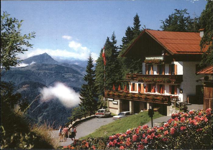 Waidring Tirol Alpengasthof Steinplatte Panorama Kitzbueheler Horn Hohe Tauern G