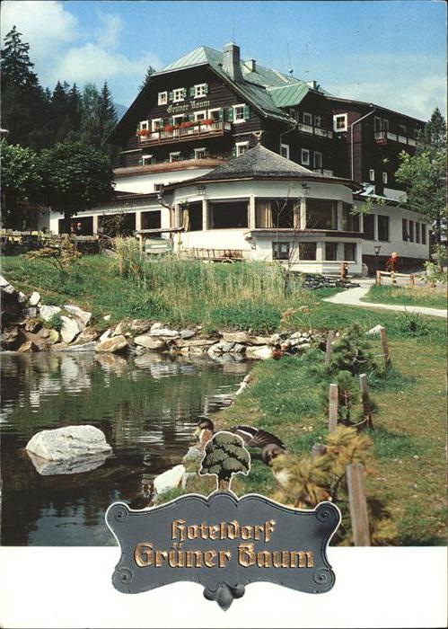 Bad Gastein Hoteldorf Gruener Baum Entenweiher