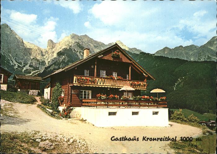 Maria Alm Steinernen Meer Gasthaus Kronreithof Alpenpanorama