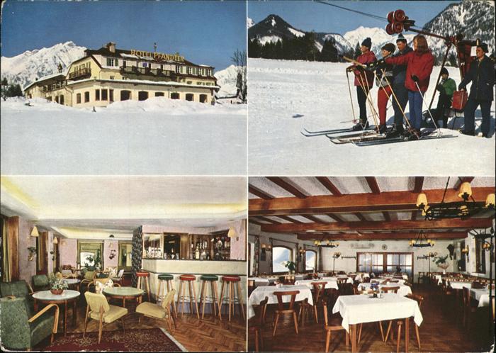 Pertisau Achensee Hotel Pfandler Restaurant Skilift Wintersportplatz