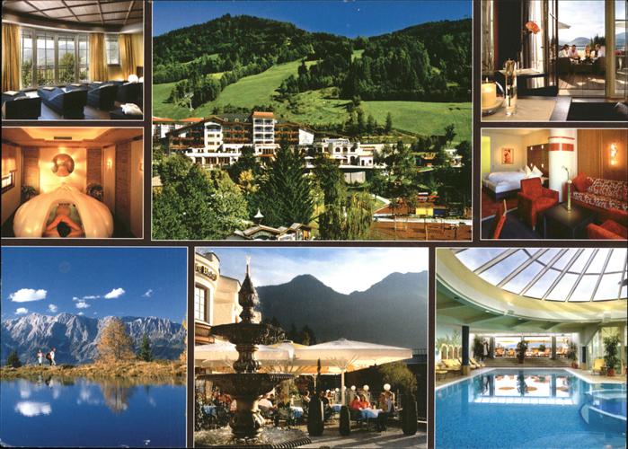 St Johann Tirol Wellness Sporthotel Alpina Hallenbad See Brunnen