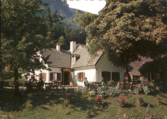 Gaming Schindlhuette Naturpark oetscher Tormaeuer