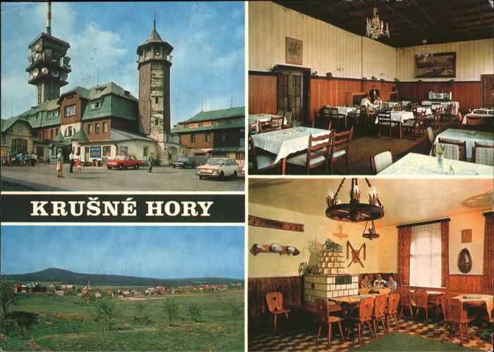 Krusne Hory Horsky hotel Klinovec Pohled na Bozi Dar