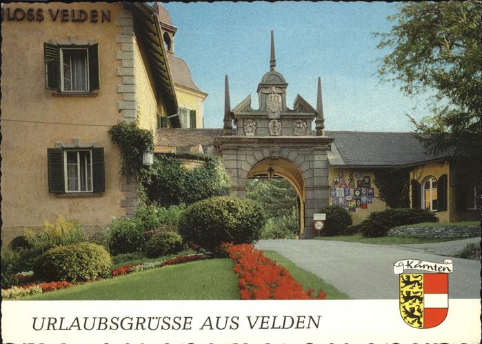 Velden Woerthersee Schlosshotel Parktor Wappen