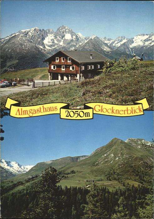 Doellach Kaernten Almgasthaus Glocknerblick Moharalm Alpenpanorama Lienzer Dolom