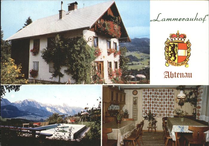 Abtenau Lammerauhof Urlaub auf dem Bauernhof im Lammertal Wappen Alpenpanorama