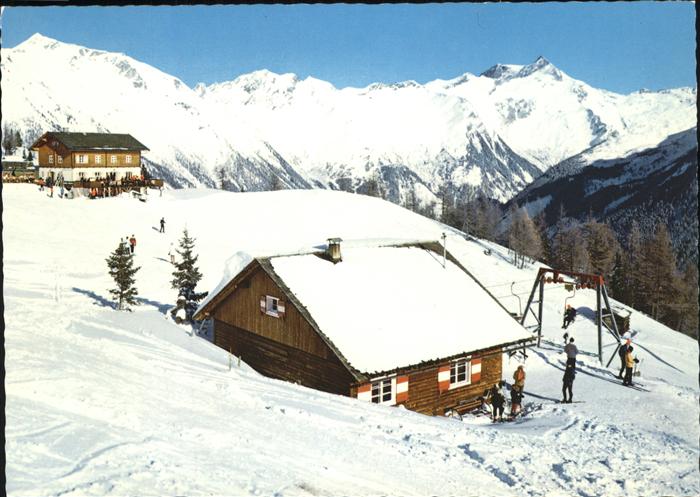 Mallnitz Kaernten Wintersportplatz Sessellift Skihuette Haeusleralmlift Bergstat