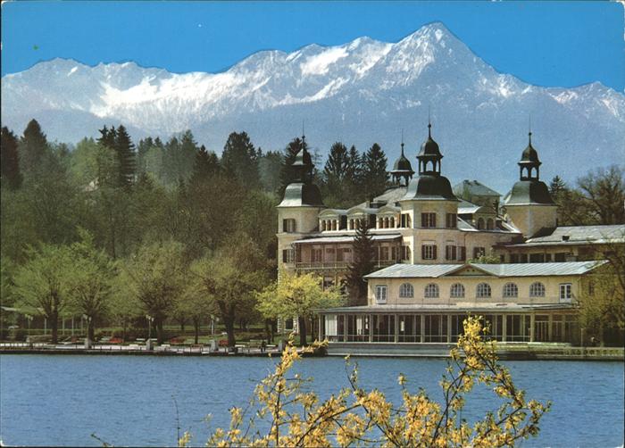 Velden Woerthersee Schlosshotel am See Alpenpanorama