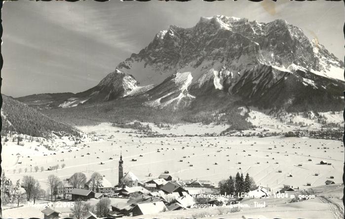 Lermoos Tirol Mit Zugspitze