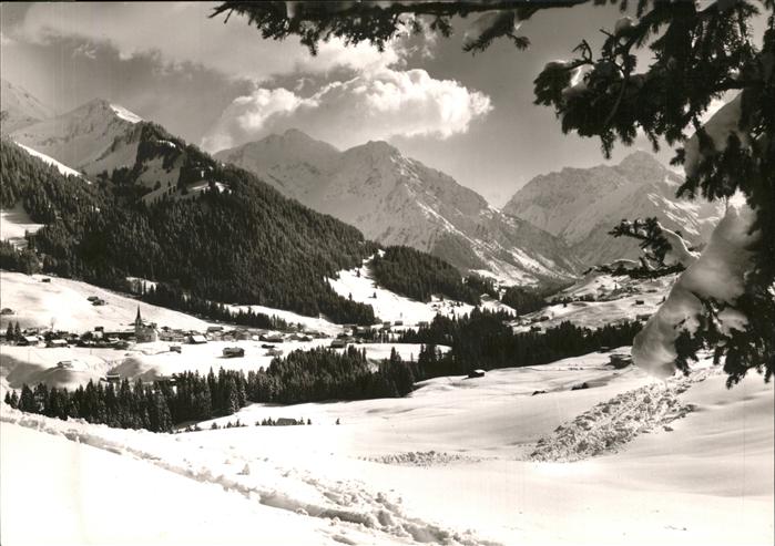 Riezlern Kleinwalsertal Vorarlberg Im Winter