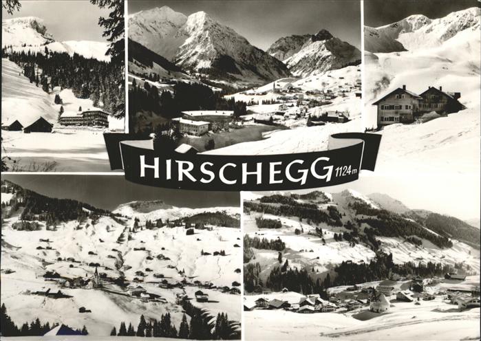 Hirschegg Kleinwalsertal Vorarlberg Im Winter