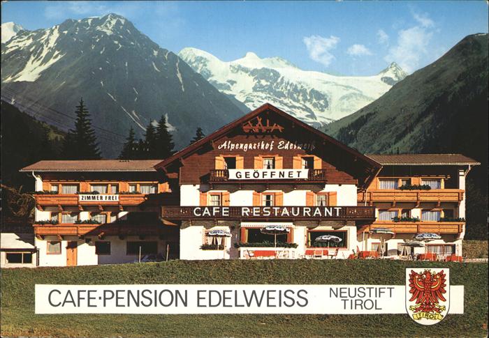 Neustift Stubaital Tirol Cafe-Pension-Edelweiss