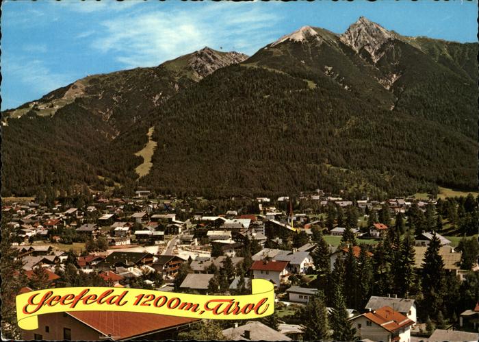 Seefeld Tirol Panorama mit Alpen