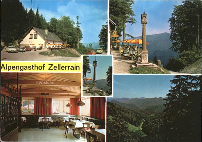 Zellerrain Pass Alpengasthof Passhoehe Zellerrain