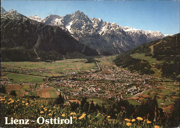 Lienz Tirol Panorama mit Spitzkofel