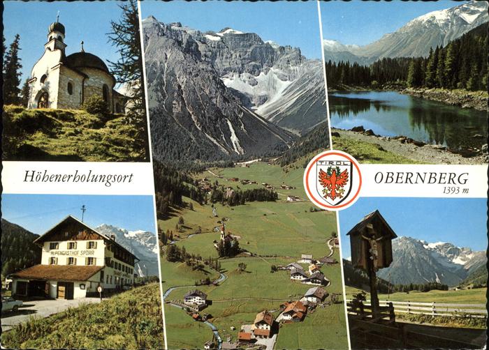 Obernberg Brenner Fliegeraufnahme Schwarzwandspitze Seekapelle See Alpengasthof