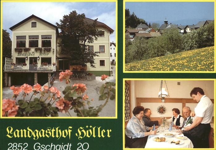 Hochneukirchen-Gschaidt Landgasthof Hoeller
