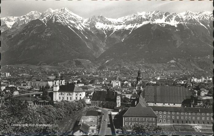 Innsbruck Panorama mit Nordkette