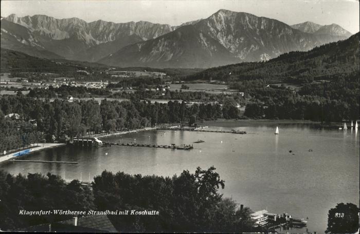 Klagenfurt Woerthersee Woerthersee Strandbad Koschutta