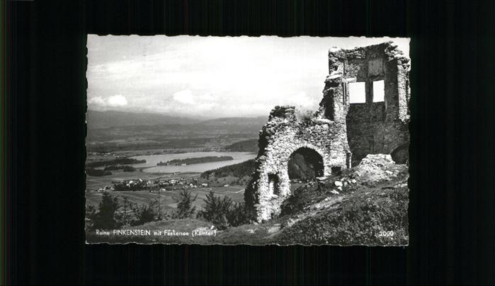 Finkenstein Faaker See Ruine See