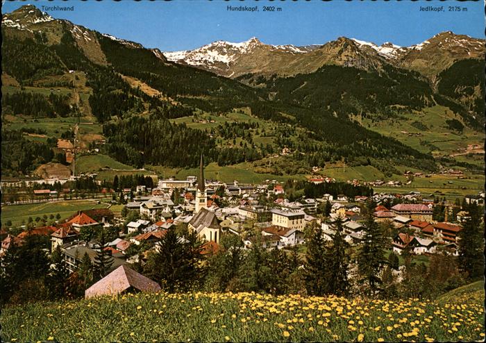 Bad Hofgastein Salzburg Panorama Tuerchlwadn Hundskopf Tauernbahn