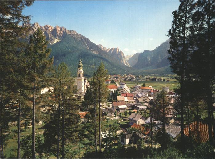 Toblach Suedtirol Panorama Pustertal Dolomiten