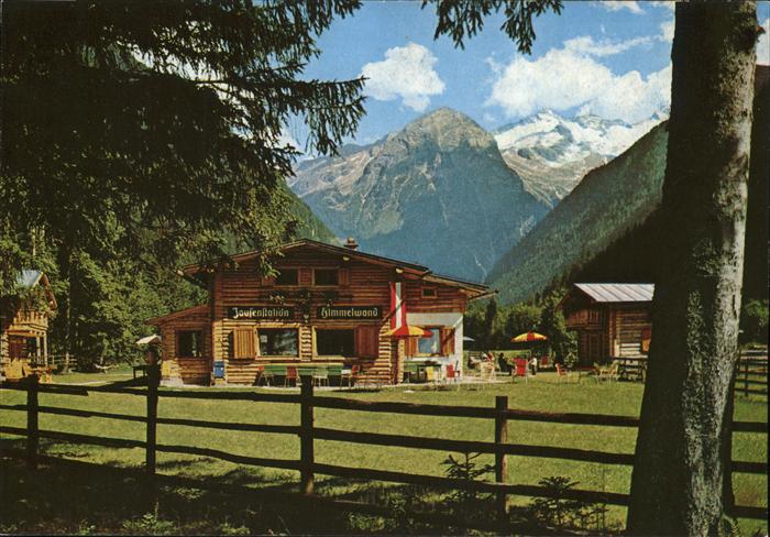 Bad Gastein Jausenstation Himmelwand Koetschachtal Karl Winter