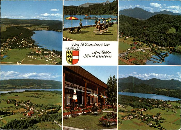 St Kanzian Klopeiner See Rund um Klopeinsee Seelach Unterburg Wappen