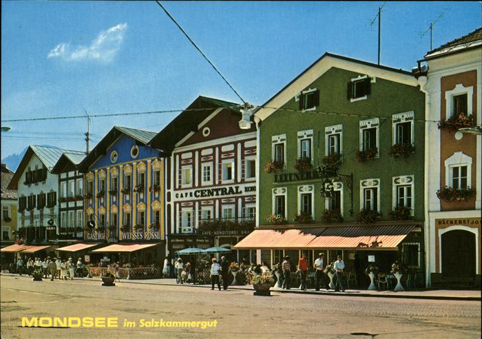 Mondsee Salzkammergut Hauptplatz