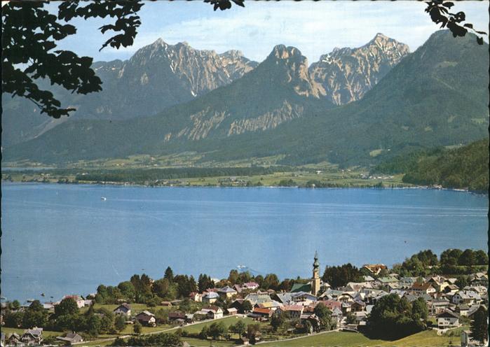 St Gilgen Salzkammergut Panorama mit Wolfgangsee