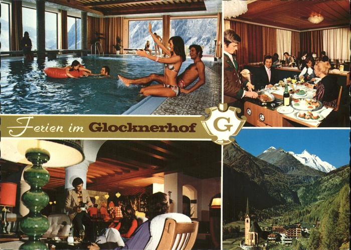 Heiligenblut Kaernten Hotel Glocknerhof Hallenbad Kirche Grossglockner Hohe Taue