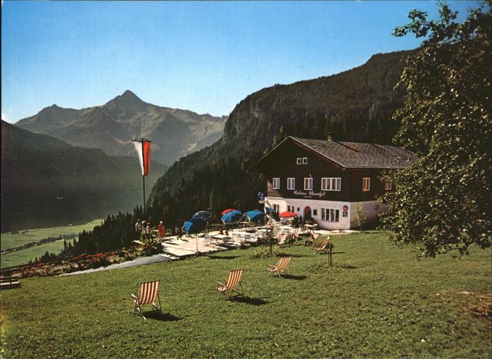 Hippach Rasthaus Wasserfall Schnitzlwirt Zillertal