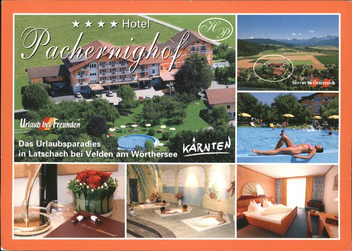 Latschach Velden Hotel Pachernighof Swimming Pool Wellness Alpenpanorama