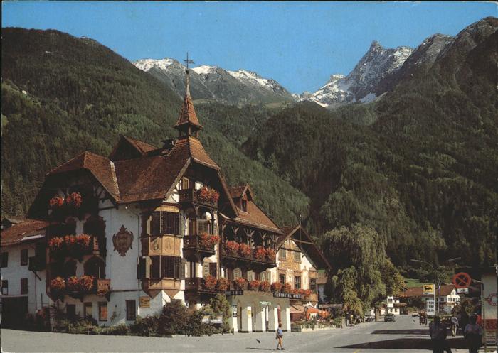 Oetz Posthotel Kassl Blick zum Acherkogl