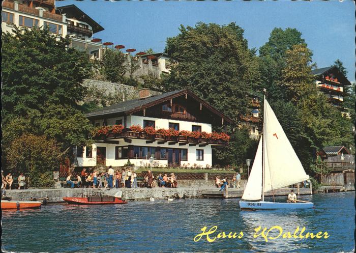 St Wolfgang Wolfgangsee Pension Haus Wallner am Wolfgangsee Segelboot