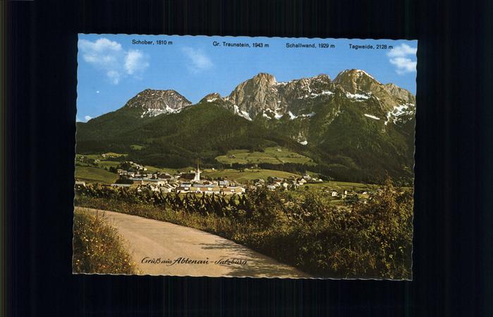 Abtenau Panorama Luftkurort mit Tennengebirge