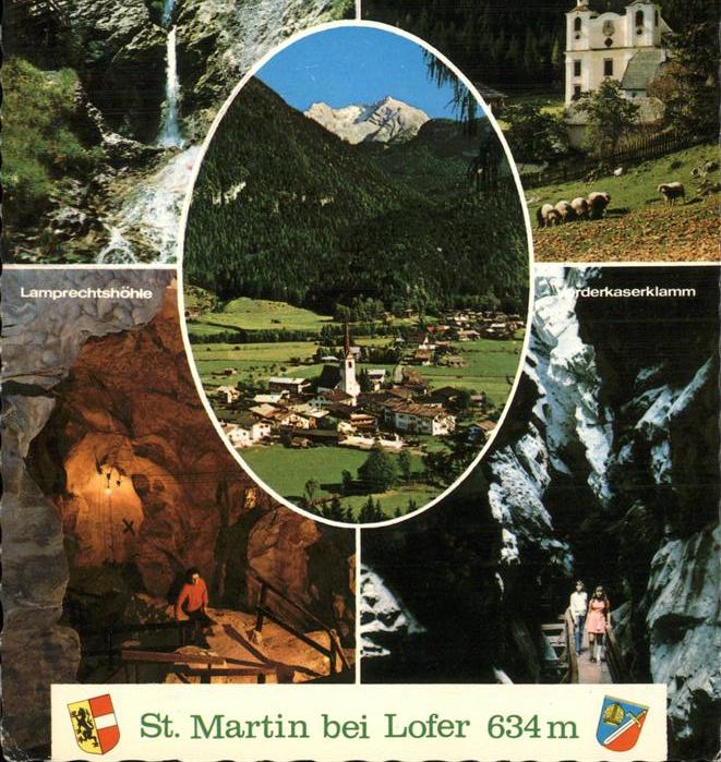 St Martin Lofer Sommerfrische Saalachtal Wasserfall Lamprechtshoehle Vorderkaser