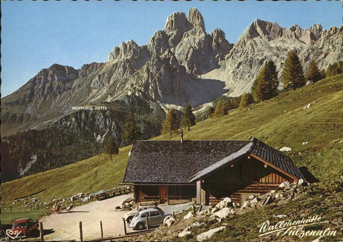 Filzmoos Wallehen Huette mit Bischofsmuetze