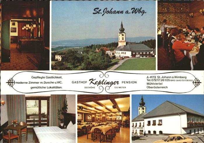 St Johann am Wimberg Gasthof Keplinger Teilansichten Panorama