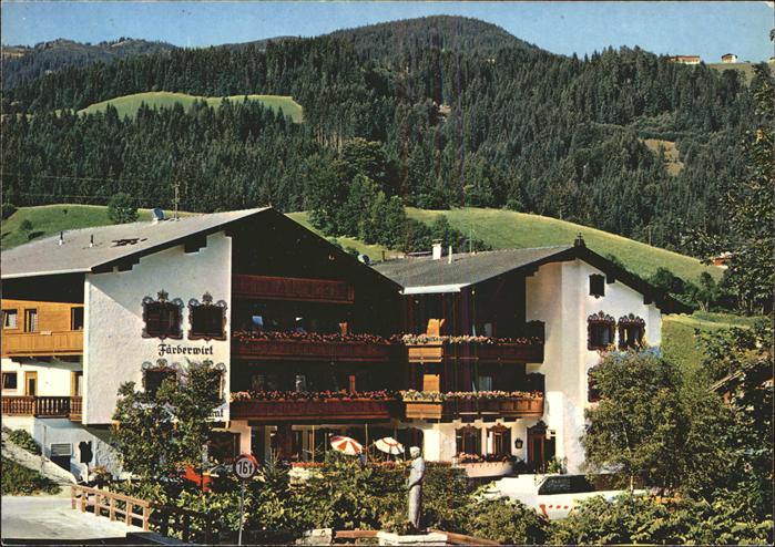 Muehltal Wildschoenau Gasthof Faerberwirt