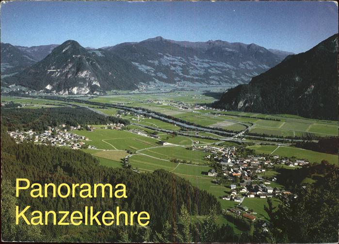 Bruck Ziller Panorama mit Wiesing und Strass
