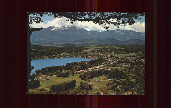 Velden Woerthersee Panorama mit Karawanken