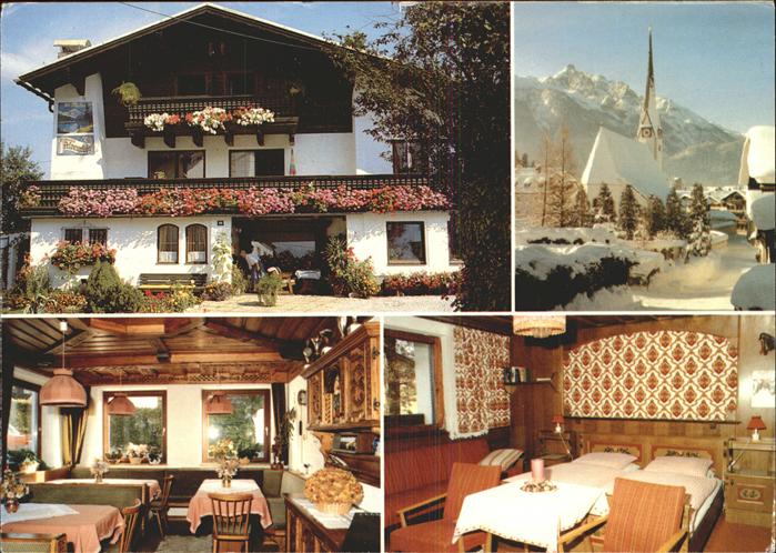 Abtenau Pension Alpengluehen Gastraeume Kirche